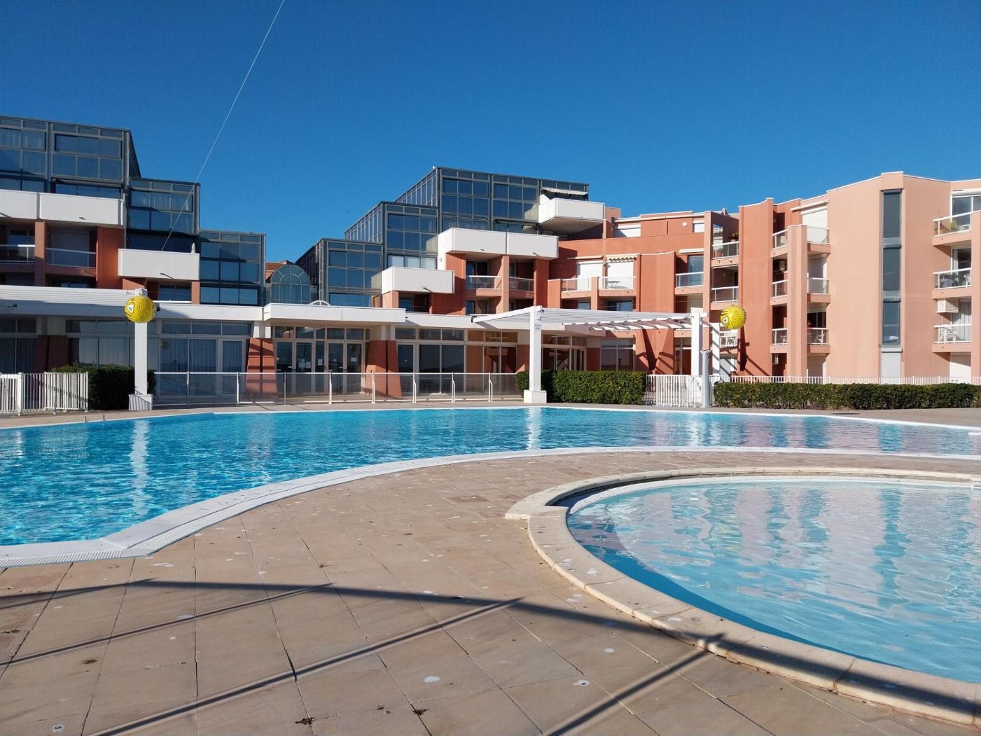 Studio Vue Mer Avec Pkg, Piscine, Tennis, Plage Direct セット エクステリア 写真